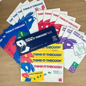 Vintage Discovery Toys 'Think-It-Through Tiles